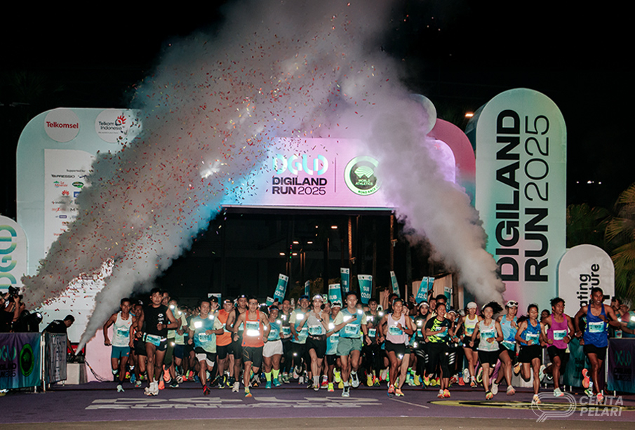 Situasi start Digiland Run 2025