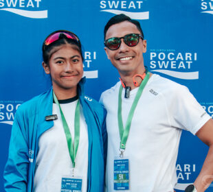 Jauhari Johan dan Putrinya Juara di Pocari Sweat Run Indonesia 2025