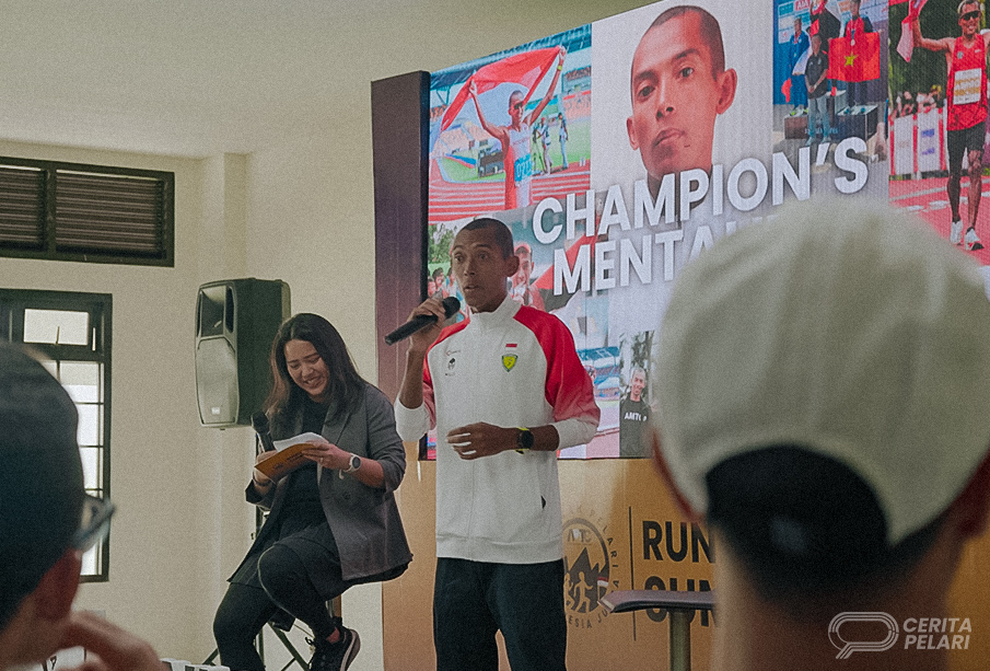 Agus Prayogo dalam acara Running Summit 2025