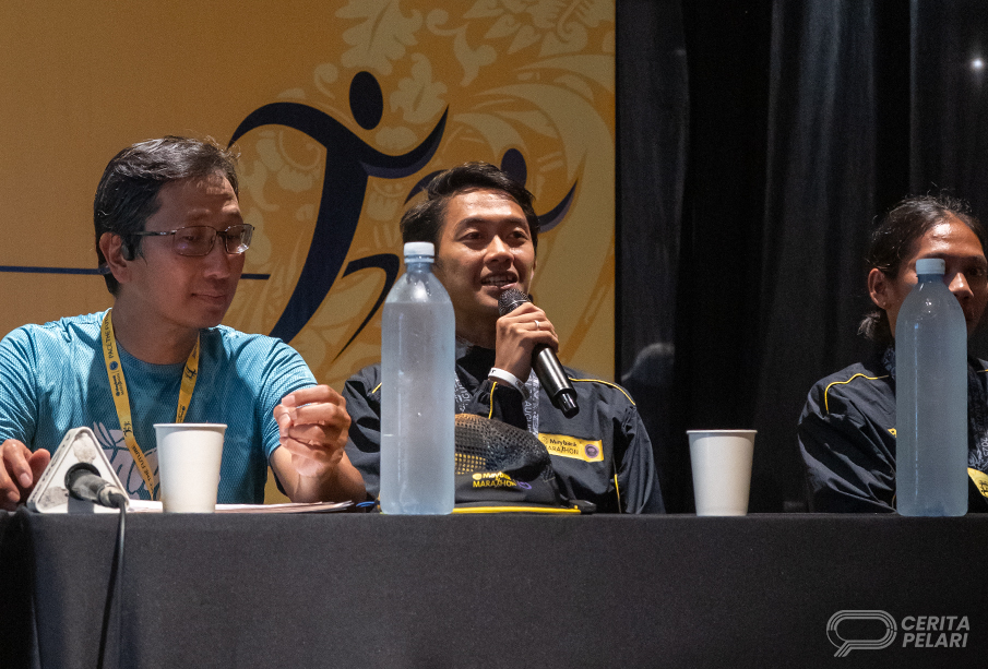 Robi Syianturi prescon Maybank Marathon 2025
