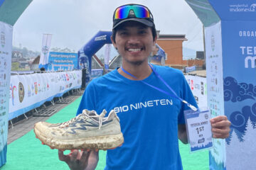 Taofik berhasil menjuarai 100K di Dieng Trail Run 2025