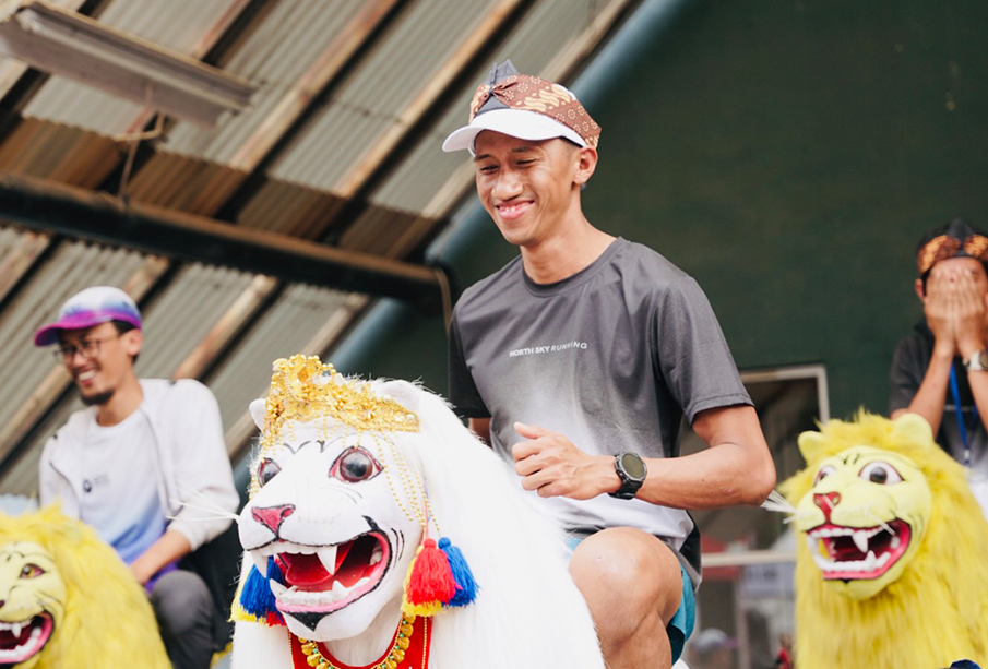 Aziz Juara 1 Kategori 163 di BDG100 Ultra 2025