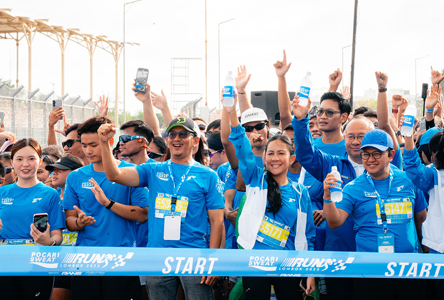 Momen pelari rasakan berlari di Mandalika sebagai kawasan sport tourism