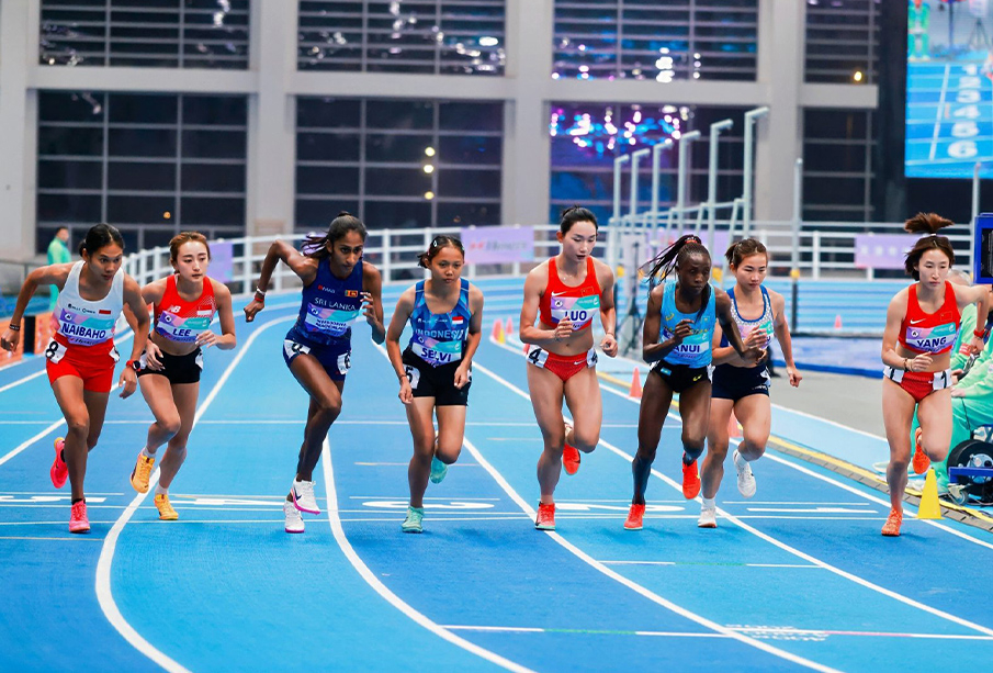 Odekta dan Wilna tampil di nomor 3,000m 12th Asian Indoor Athletics Championships 2026