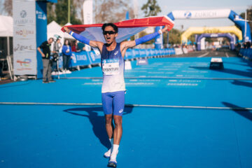 Robi Syianturi di Sevilla Marathon 2026