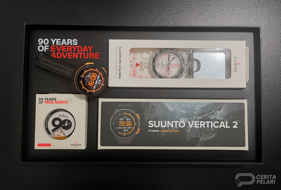 Suunto Vertical 2 Titanium 90th Anniversary Limited Edition Gift Box